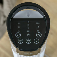 Podstavný ventilátor s dálkovým ovládáním 78,5 cm | černý + bílý č.2