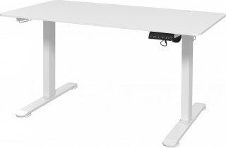 Výškově nastavitelný stůl, 140 x 70 x 72-116 cm | bílý