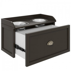 Sada nerezových misek s úložným prostorem 60 x 30 x 36 cm | kávově hnědá č.2