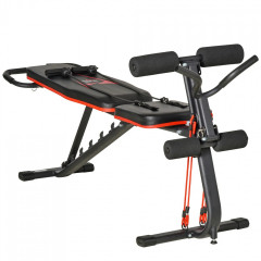 Nastavitelná posilovací lavice 145 x 49 x 57-127 cm | černá č.2
