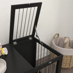 Klec pro psy 80x50x56,5 cm | černá č.2