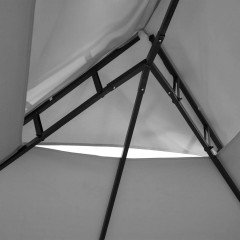 Luxusní zahradní altán 3x4 m | tmavě šedý č.2