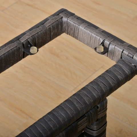 Luxusní zahradní polyratanová sestava Chantelle | šedá č.3