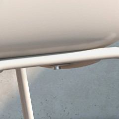 Sada 4 zahradních židlí 59 cm x 55 cm x 84 cm | šedá č.3