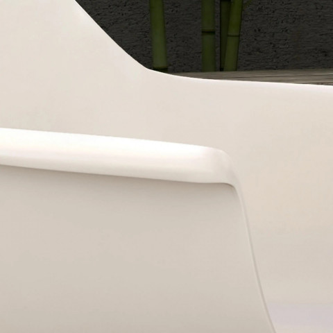 Sada 4 zahradních židlí 59 cm x 55 cm x 84 cm | šedá č.5