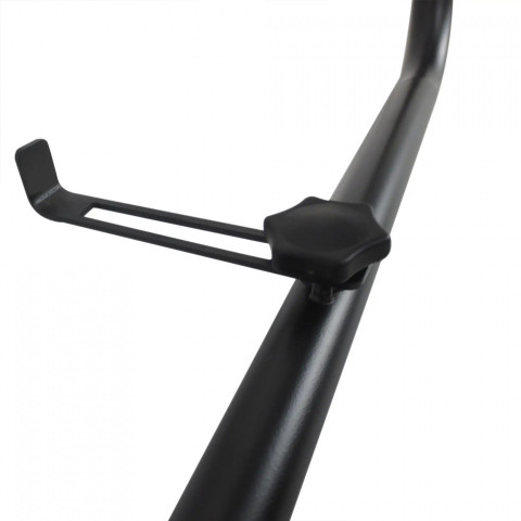 Balkonový závěsný stolek 60x56,5x45 cm | černý č.5