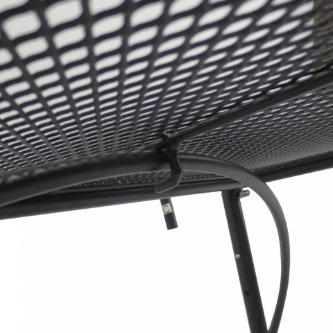 Balkonový závěsný stolek 60x56,5x45 cm | černý č.6