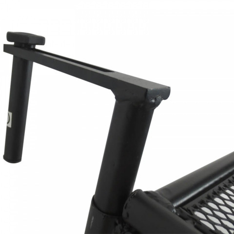 Balkonový závěsný stolek 60x56,5x45 cm | černý č.9