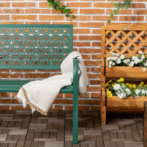 Zahradní lavička | tmavě zelená č.2