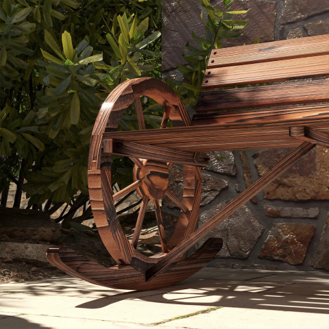 Dřevěná houpací lavice č.4