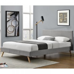 Čalúnená posteľ Toledo 140 x 200 cm | svetlo šedá č.1