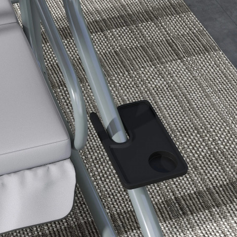 Zahradní rozkládací houpačka Liane | světle šedá č.4