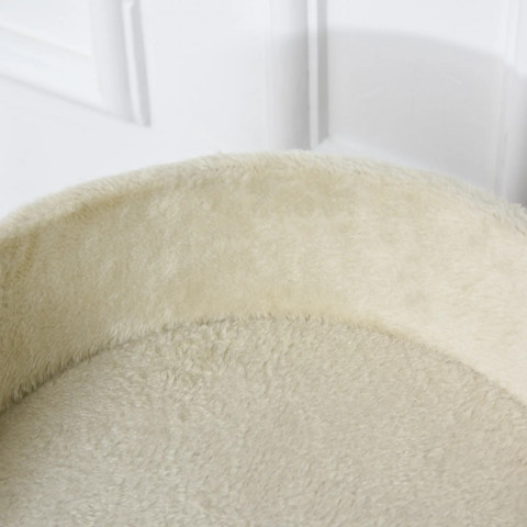 Pelíšek se škrabadlem | přírodní a krémově bílý č.5