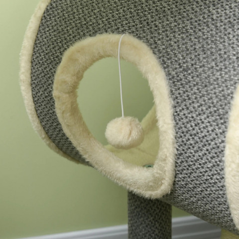 Škrabadlo pro kočky, 104 cm | šedé č.2