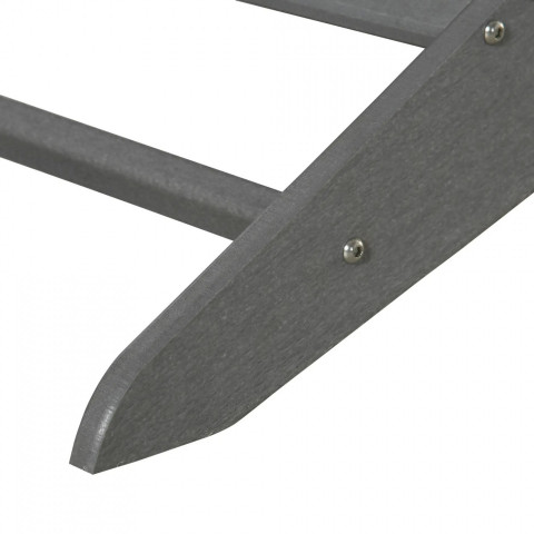 Zahradní židle s držákem 75 x 87 x 90 cm | šedá č.8