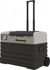 Kompresorový chladicí box do auta 56 l, 69 x 43 x 54 cm | černý a šedý č.1