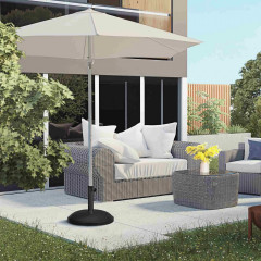 Stojan na slunečník 25kg | černý č.2