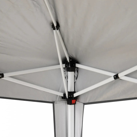 Zahradní párty stan nůžkový 2,4x2,4m | šedý č.4