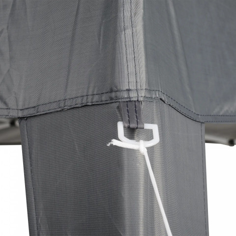 Zahradní párty stan nůžkový 2,4x2,4m | šedý č.5