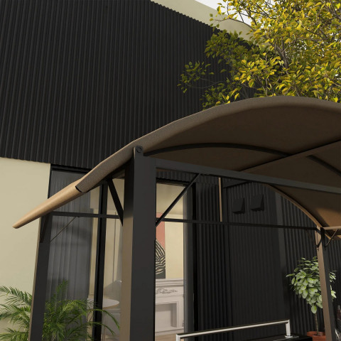 Zahradní altán, 233 x 110 x 235 cm | khaki č.2