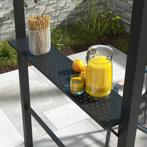 Zahradní altán, 233 x 110 x 235 cm | khaki č.3