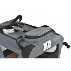 Prepravný box pre psov Lassie 60 x 42 x 44 cm | šedý č.3