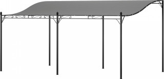 Volně stojící pergola, 3 x 5 x 2,5 m | tmavě šedá č.1