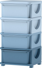 Dětský organizér, 4 patra | modrý