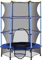 Dětská trampolína s ochrannou sítí, průměr 140 cm | modrá č.1