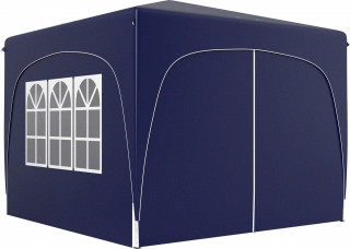 Zahradní skládací párty stan, 3 x 3 m | tmavě modrý č.1