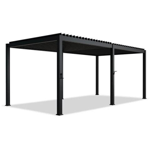 Moderní ocelová pergola 3 x 5,9 m | Antracit č.2