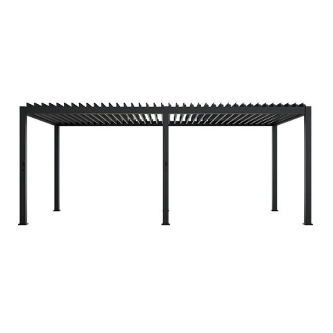 Moderní ocelová pergola 3 x 5,9 m | Antracit č.4