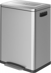 Pedálový odpadkový koš 40x34,8x59 cm | stříbrný č.1
