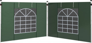 Sada 2 bočních panelů pro altán 3 x 3 a 3 x 6 m | zelené