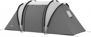 Kempinkový stan pro 4-5 osob, 450 x 220 x 180 | šedý č.1