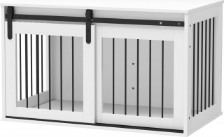 Klec pro psKlec pro psy s posuvnými dveřmi 98 x 58 x 61 cm | bílá č.1