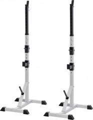 Sada 2 stojanů na činky | černá+stříbrná č.1