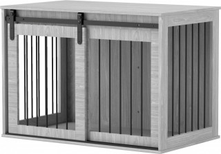 Klec pro psy s posuvnými dveřmi 98 x 58 x 61 cm | šedá č.1