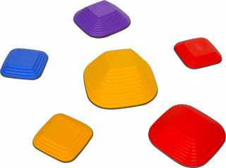 Balanční nášlapné kameny | barevné č.1