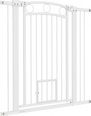 Bezpečnostní branka do dveří 76-104 cm | bílá č.1