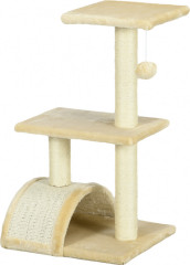 Kočičí škrabadlo, 72 cm | krémově bílé č.1