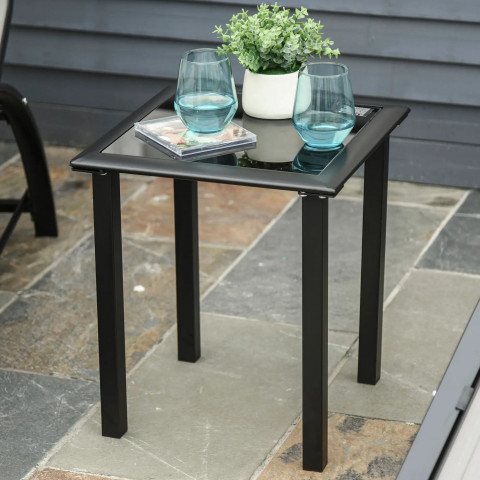 Zahradní sada lehátek | šedá + černá č.9