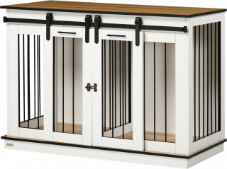 Bouda pro psy 120 x 60 x 88,5 cm | bílá č.1