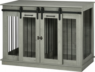 Bouda pro psy 120 x 60 x 88,5 cm | šedá č.1