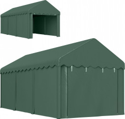 Stanový přístřešek pro auto, 3 x 6 m | zelený