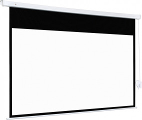 Motorizované projekční plátno, 247 x 7,5 x 168 cm | bílé č.1