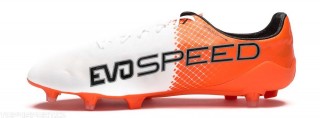 Kopačky Puma evoSpeed SL-S II FG 10380701 | Black - White - Red | veľkosť 45 (US 11,5 / UK 10,5) č.2