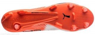 Kopačky Puma evoSpeed SL II FG 10366203 | Black - White - Red | veľkosť 44 (US 10,5 / UK 9,5) č.3