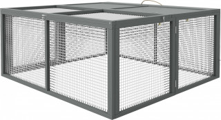Venkovní výběh pro malá zvířata, 110 x 105 x 50 cm | šedý č.1