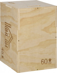 Dřevěný plyo-Box 3 v 1, 40/45/60 cm | přírodní